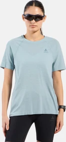 Odlo Essential Seamless 2.0 Laufshirt kurzarm baby blue melange (Damen)