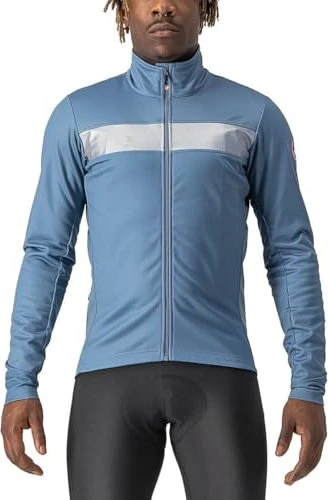 Castelli Raddoppia 3 Fahrradjacke steel blue/blue reflex (Herren)