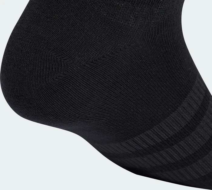 adidas Thin and Light No-Show Socken schwarz/weiß, 3 Paare