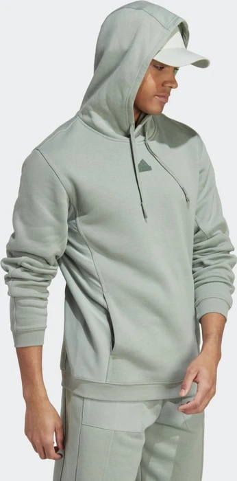 adidas City Escape Hoodie silver green (Herren)