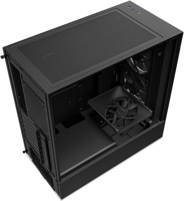 NZXT H5 Elite, schwarz, Glasfenster