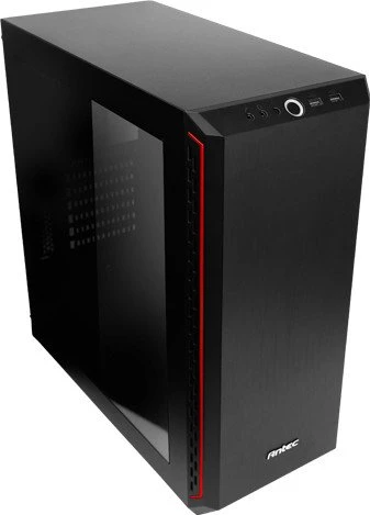 Antec P7 schwarz/rot, Acrylfenster