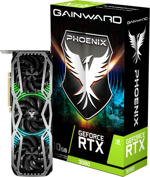 Gainward GeForce RTX 3080 Phoenix V1 (LHR), 10GB GDDR6X, HDMI, 3x DP