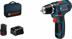 Bosch Professional GSR 12V-15 Akku-Bohrschrauber inkl. 2 Akkus 2.0Ah
