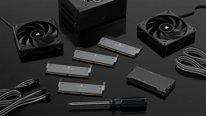 Corsair Dominator Titanium RGB grau UDIMM 64GB Kit, DDR5-6000, CL30-36-36-76