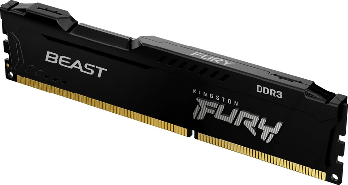 Kingston FURY Beast schwarz UDIMM 4GB, DDR3-1866, CL10-11-10-30, 1RX8