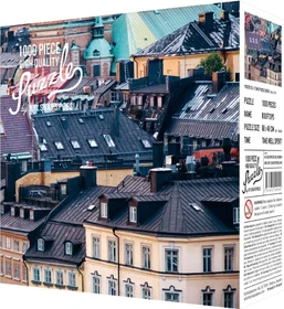 Kylskåpspoesi Puzzle Dächer über Stockholm