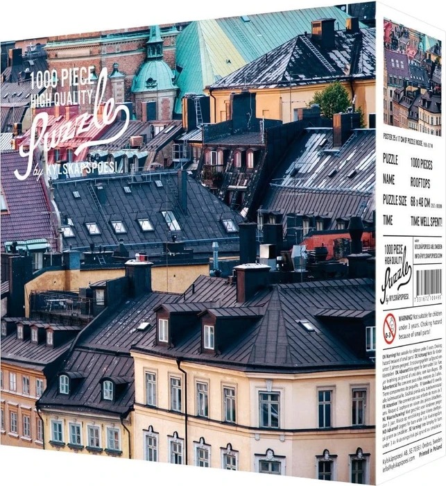 Kylskåpspoesi Puzzle Dächer über Stockholm