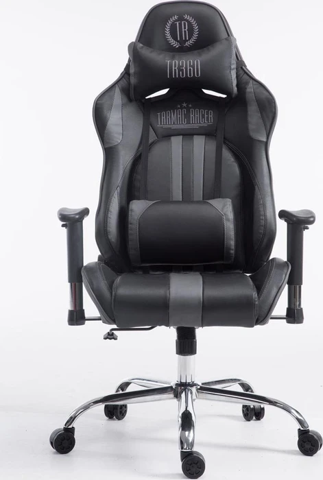 CLP Racing Limit V2 Kunstleder Gamingstuhl, schwarz/grau