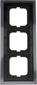 Busch-Jaeger Carat Abdeckrahmen 3-fach Rahmen, weißglas