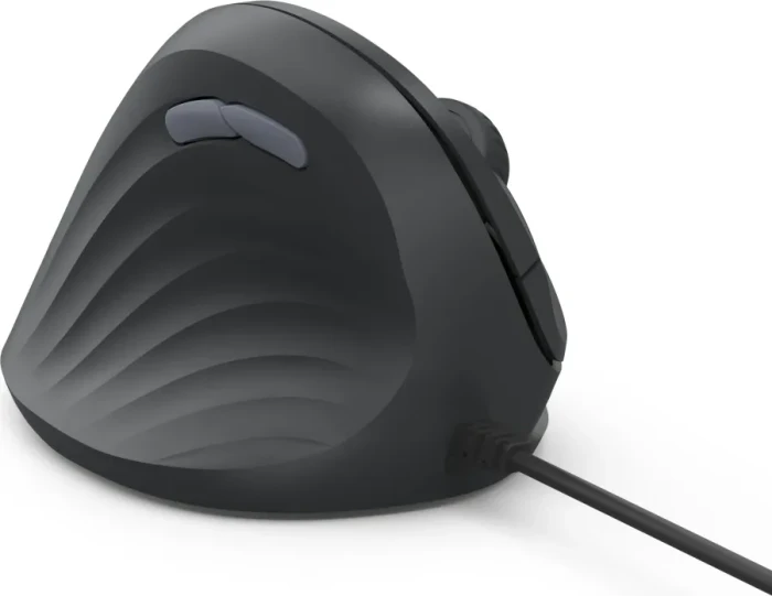 Hama ECM-500L Vertical Maus schwarz, Linkshänder, USB