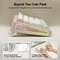 Epomaker TH65 Wireless, Retro White, grau, LEDs RGB, hot-swap, Epomaker Crystal Tactile Silent, USB/Bluetooth, US Vorschaubild