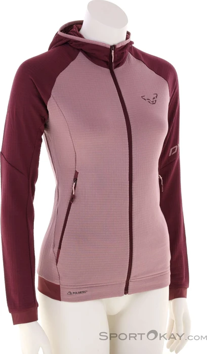 Dynafit Speed Polartec Hooded Funktionsjacke burgundy (Damen)