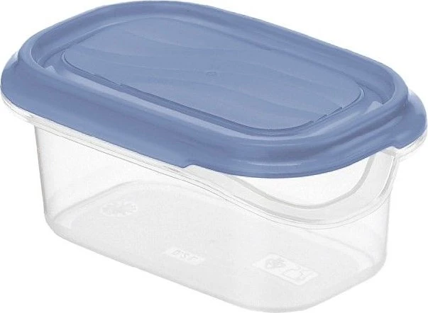 Rotho Rondo Kühlschrankdose Aufbewahrungsbehälter eckig 200ml horizontblau
