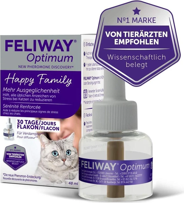 CEVA Feliway Optimum Refill, Pheromon, 48ml