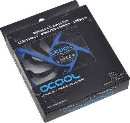 Alphacool Susurro 120 1700rpm Black/Blue Edition, 120mm