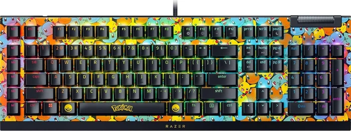 Razer BlackWidow V4 X, Minecraft Edition, Razer GREEN Clicky Gen-3, USB, US