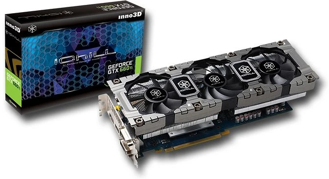 INNO3D GeForce GTX 660 Ti iCHILL, 3GB GDDR5, 2x DVI, HDMI, DP