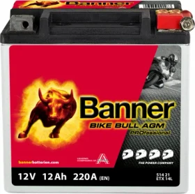 Banner Bike Bull AGM Pro 514 21 ETX14L
