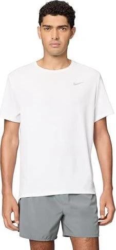 Nike Miler Funktionsshirt kurzarm weiß (Herren)