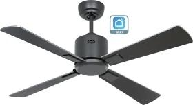 CasaFan Eco Neo III 103 BG-WN/SI WiFi Deckenventilator silber/wenge