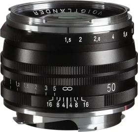 Voigtländer Nokton VM 50mm 1.5 Vintage Line asphärisch II MC für Leica M schwarz
