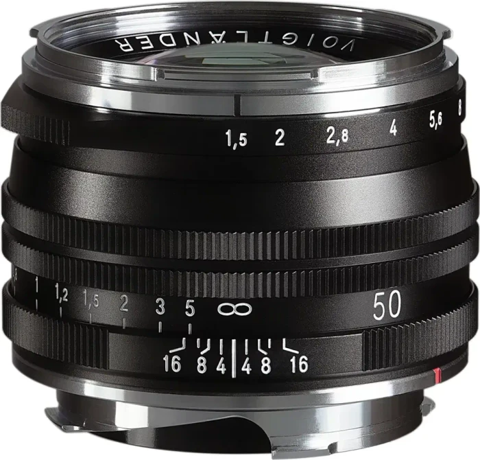 Voigtländer Nokton VM 50mm 1.5 Vintage Line asphärisch II MC für Leica M schwarz