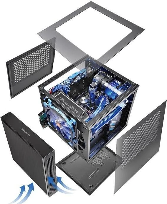 Thermaltake Suppressor F1, Acrylfenster, Mini-ITX