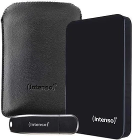 Intenso Memory Drive Bonuspack, schwarz, 2.5", 2TB, inkl. 64GB USB-Stick, USB 3.0 Micro-B