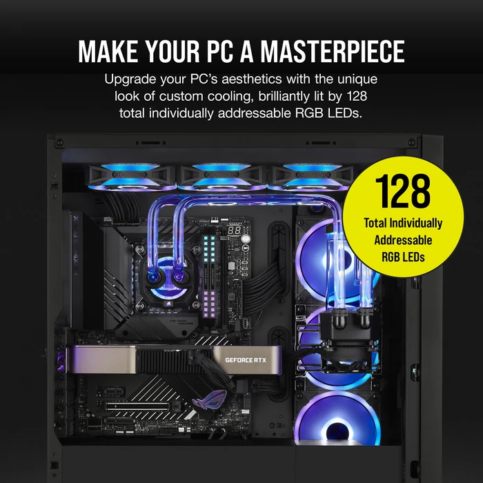 Corsair Hydro X Series iCUE XH305i RGB Pro Custom Cooling Kit, schwarz