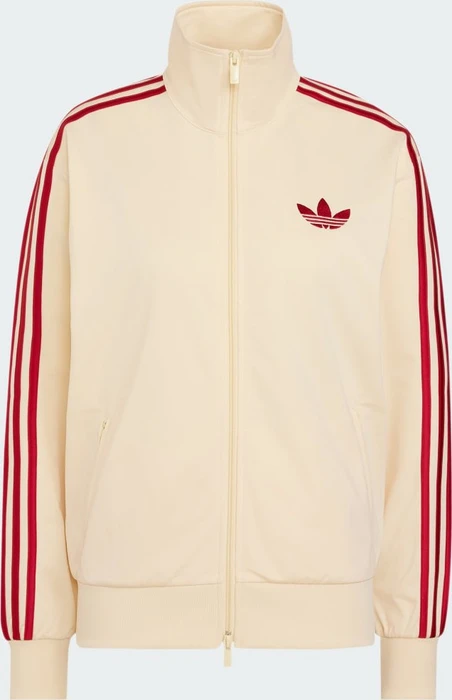 adidas Firebird Track Top Loose Trainingsjacke warm vanilla/team victory red (Damen)
