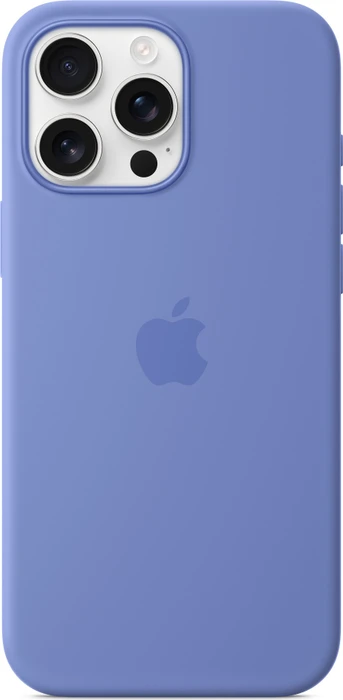 Apple Silikon Case mit MagSafe für iPhone 16 Pro Max Veilchen