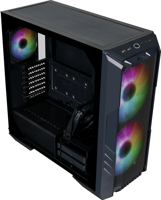 Cooler Master HAF 500, schwarz, Glasfenster