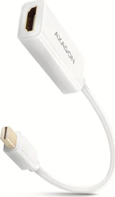 Axagon Mini DisplayPort 1.2/HDMI 1.4b Adapterkabel weiß, 0.15m