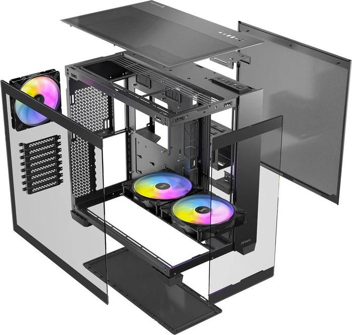 Antec Constellation C8 Black ARGB, Glasfenster