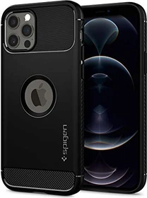 Spigen Rugged Armor für Apple iPhone 12 Pro/iPhone 12 schwarz