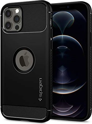 Spigen Rugged Armor für Apple iPhone 12 Pro/iPhone 12 schwarz
