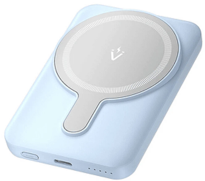 Vention Magnetic Wireless Power Bank 5000mAh blau/grau