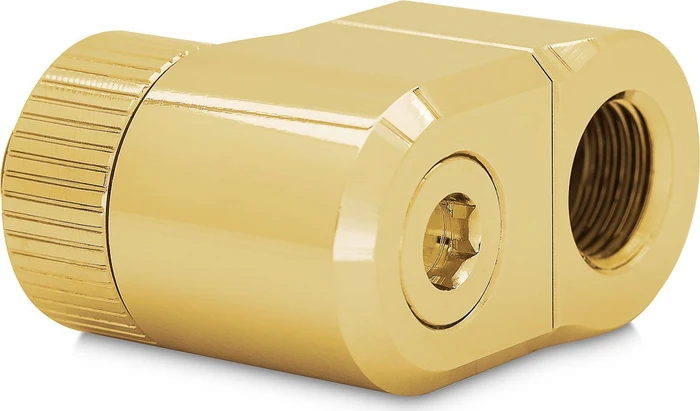 EK Water Blocks Quantum Line EK-Quantum Torque Rotary Offset 21, G1/4", 21mm Versatz, gold