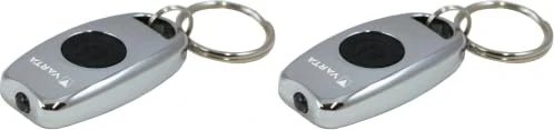 Varta Metal Key Chain Light 2 Stück Taschenlampe