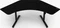 Arozzi Arena Angelo Gaming Eckschreibtisch 225x71cm Pure Black Vorschaubild