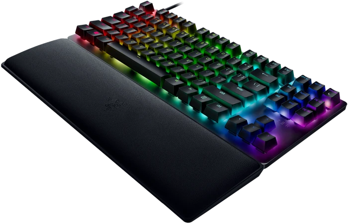 Razer Huntsman V2 TKL, LEDs RGB, schwarz, Razer Linear Optical Gen-2 RED, USB, FR