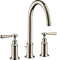 Hansgrohe Axor Montreux 3-Loch Waschtischarmatur 180 mit Hebelgriffen und Zugstangen-Ablaufgarnitur polished nickel Vorschaubild