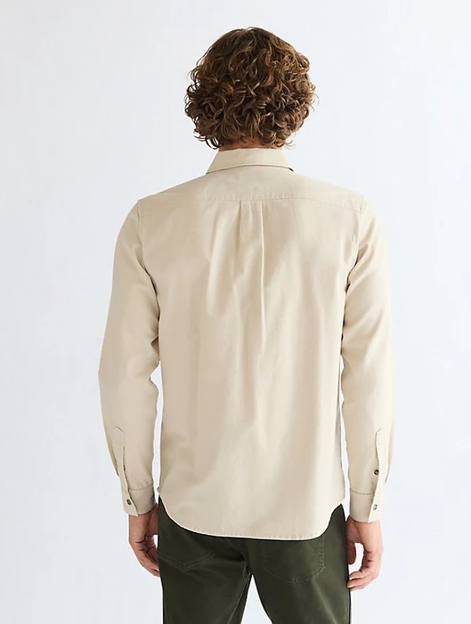 Wrangler Regular 1 Pocket Hemd langarm pelican (Herren)