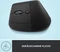 Logitech Lift Left Vertical Ergonomic Mouse, Graphite, Linkshänder, Logi Bolt, USB/Bluetooth Vorschaubild