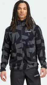 adidas Terrex Multi Printed Fleece Jacke black/carbon (Herren)