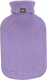 Fashy Wärmflasche mit Rollkragen-Strickbezug flieder