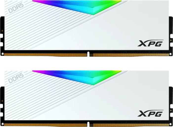 ADATA XPG LANCER RGB White Edition UDIMM 48GB Kit, DDR5-8000, CL40-48-48, 1RX8