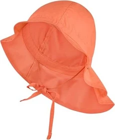 Sterntaler Flapper aus UV-Popeline 50+ Hut leuchtorange (Junior)