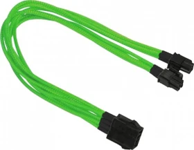 Nanoxia 8-Pin EPS12V Verlängerung 30cm, sleeved neon-grün